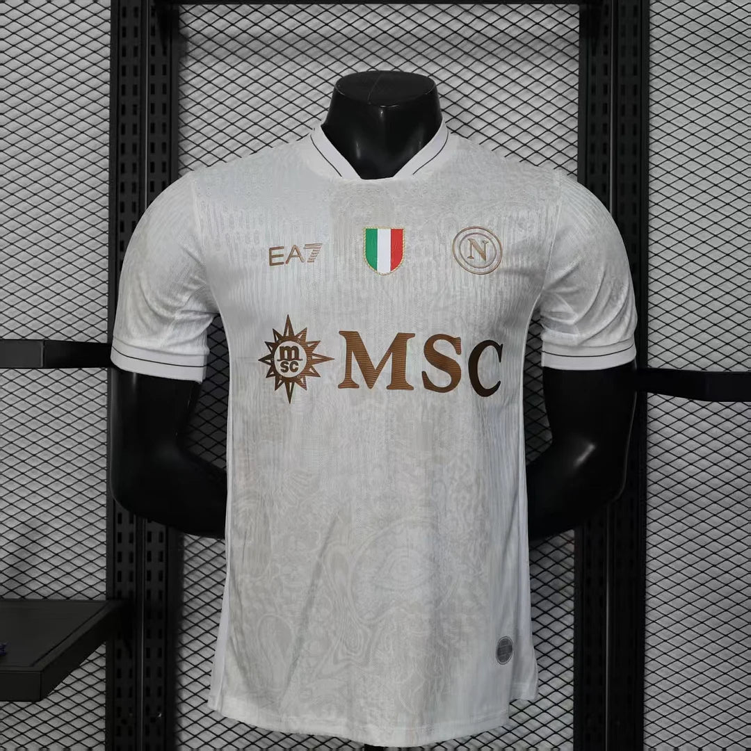 Authentic Napoli Away White Jersey 25/26