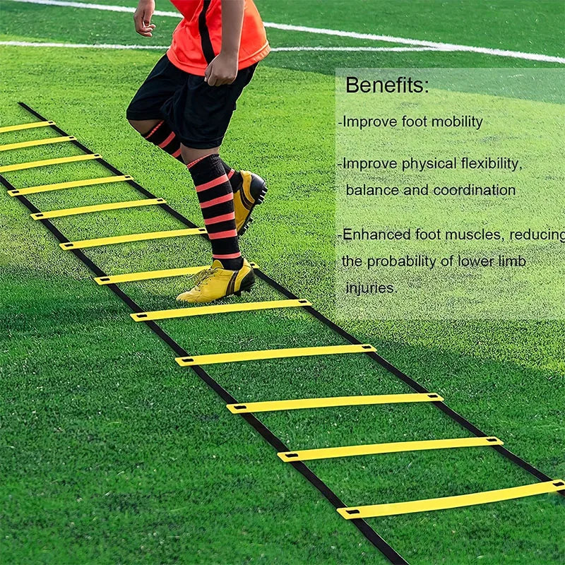 Agility Ladders Nylon Straps Football Training Ladder Equipment