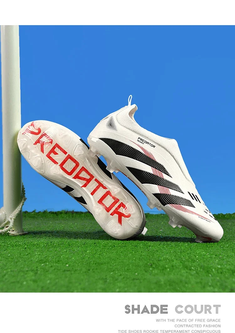 New Training Football Boots Long Spikes Cleats Match Futsal Soccer Shoes Breathable