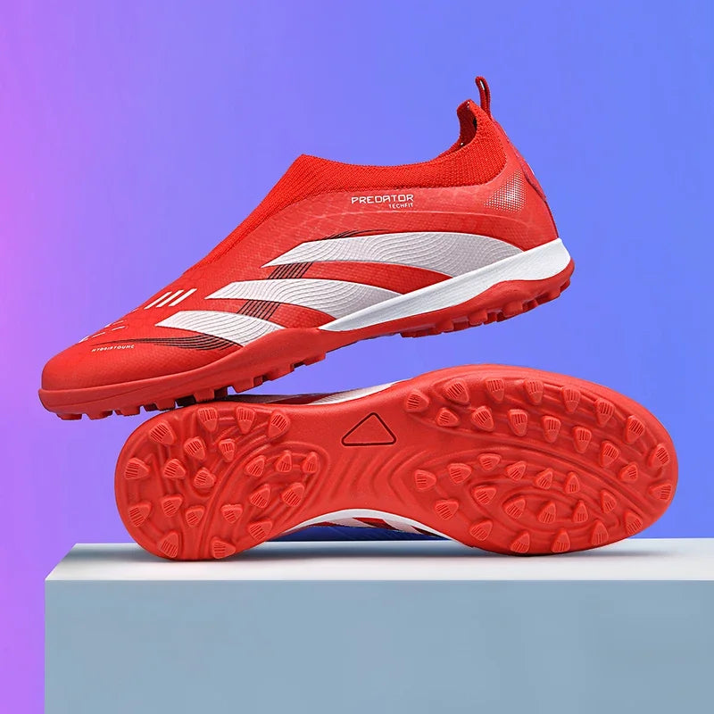 New Training Football Boots Long Spikes Cleats Match Futsal Soccer Shoes Breathable