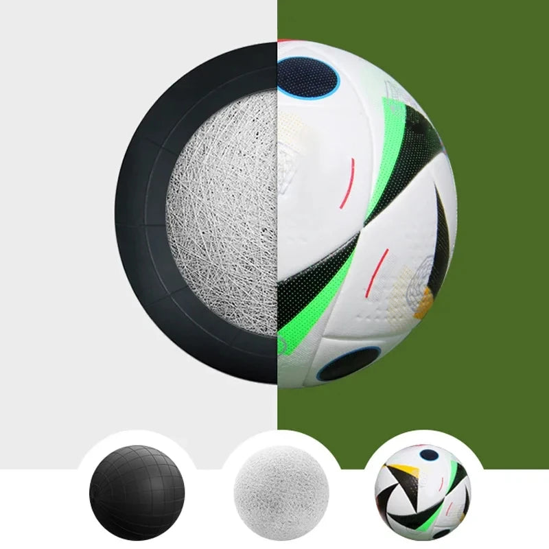 2024 Euro Football High Quality Soccer Ball Official Size 5 PU Material Seamless League Match Game Outdoor Training Ballon
