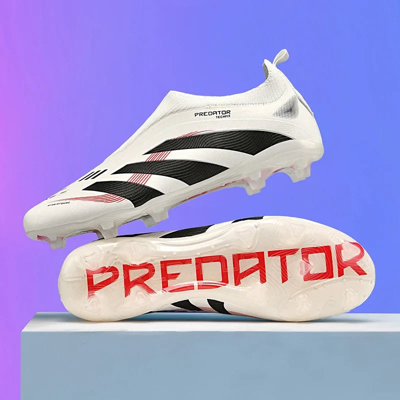 New Training Football Boots Long Spikes Cleats Match Futsal Soccer Shoes Breathable