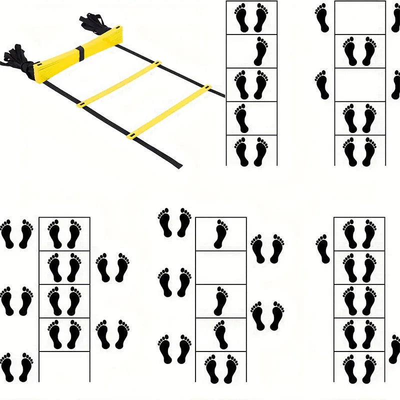 Agility Ladders Nylon Straps Football Training Ladder Equipment