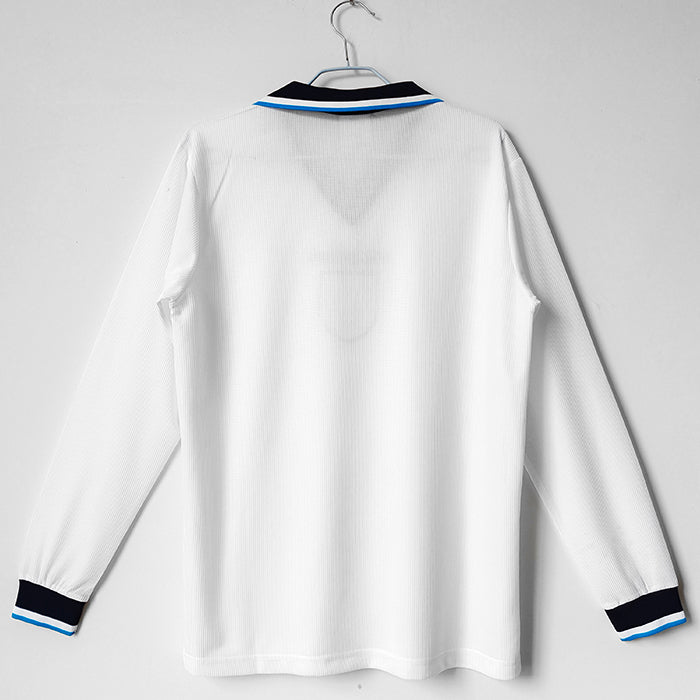 Retro England Home Long Sleeves Jersey 1996