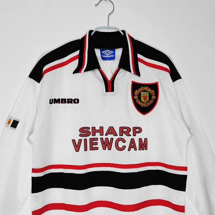 Retro 1998/99 Manchester United Away Long Sleeves Jersey