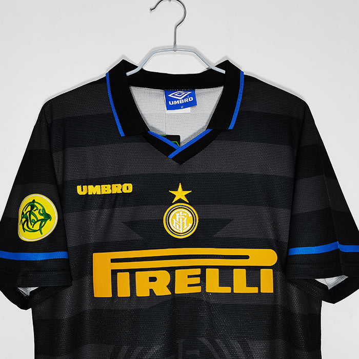 Retro Inter Away Black Jersey 97/98
