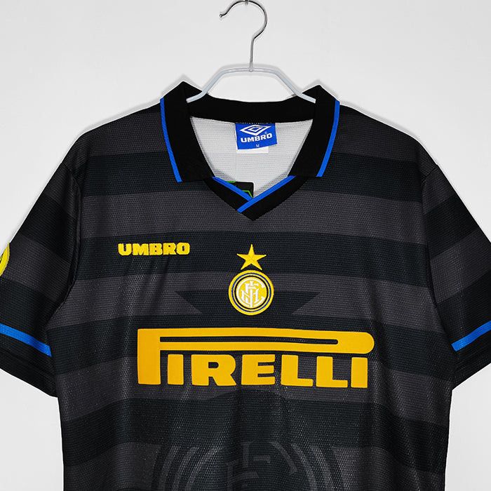 Retro Inter Away Black Jersey 97/98