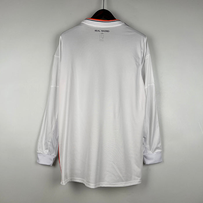 Retro Real Madrid Home Long Sleeves Jersey 13/14