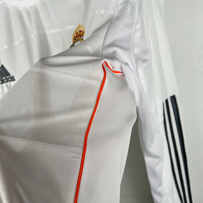 Retro Real Madrid Home Long Sleeves Jersey 13/14