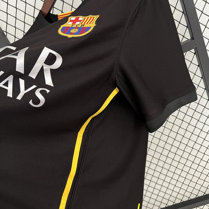 Retro Barcelona Away Black Jersey 13/14