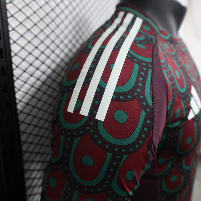 Authentic Mexico Home Red - Green Jersey 2024