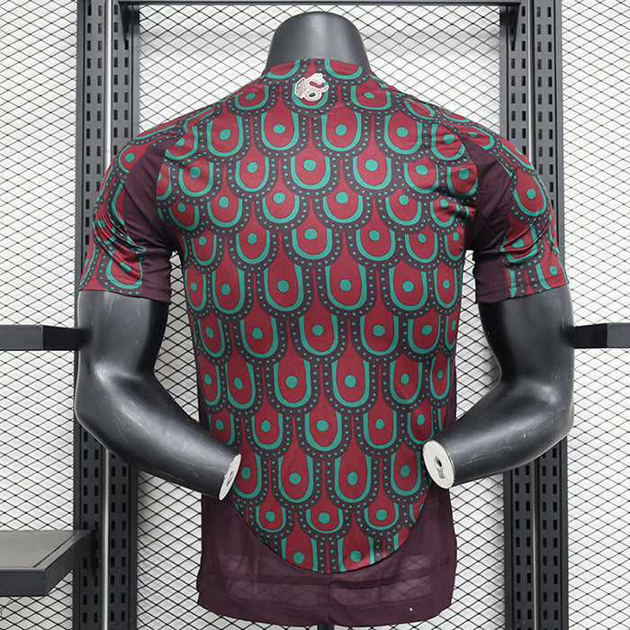 Authentic Mexico Home Red - Green Jersey 2024