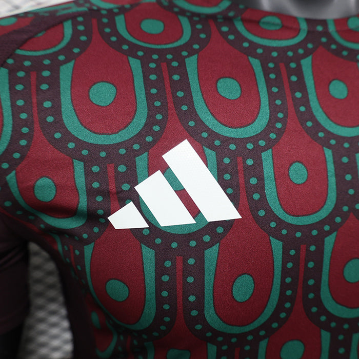 Authentic Mexico Home Red - Green Jersey 2024