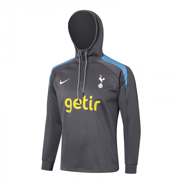Tottenham Hotspur Gray Hooded Training Suit