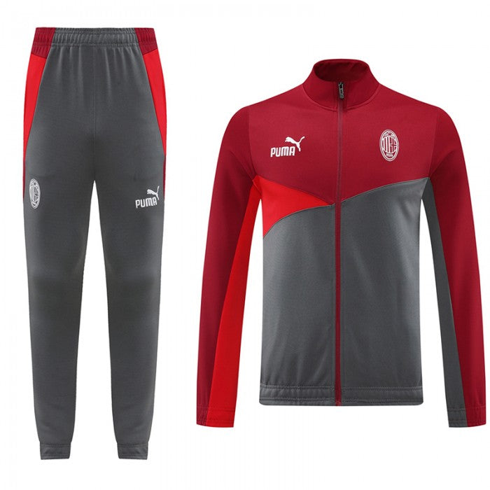 AC Milan Red Gray Training Suit