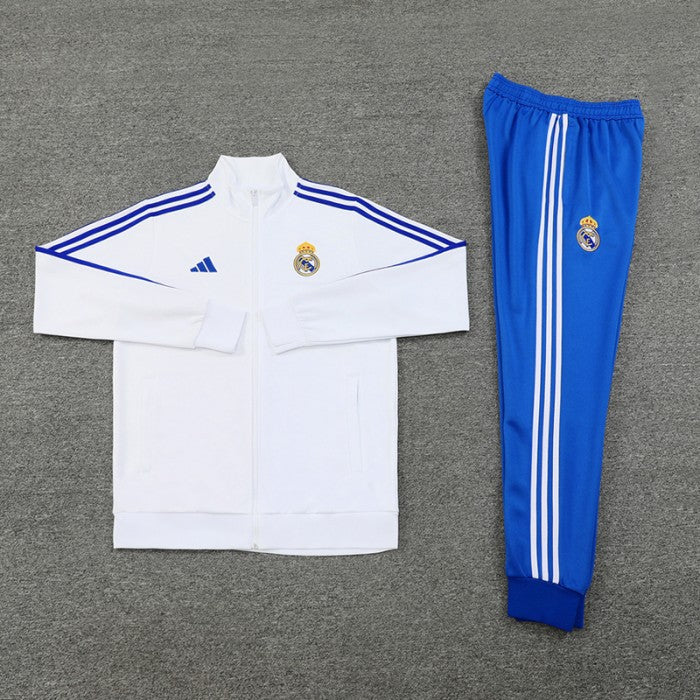 Real Madrid White-Blue Training Suit