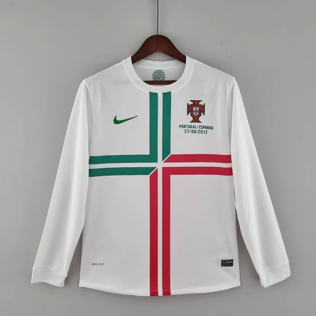 Retro Portugal Away Long Sleeves Jersey 2012