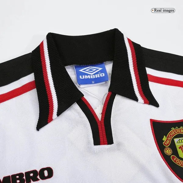 Retro 1998/99 Manchester United Away Long Sleeves Jersey