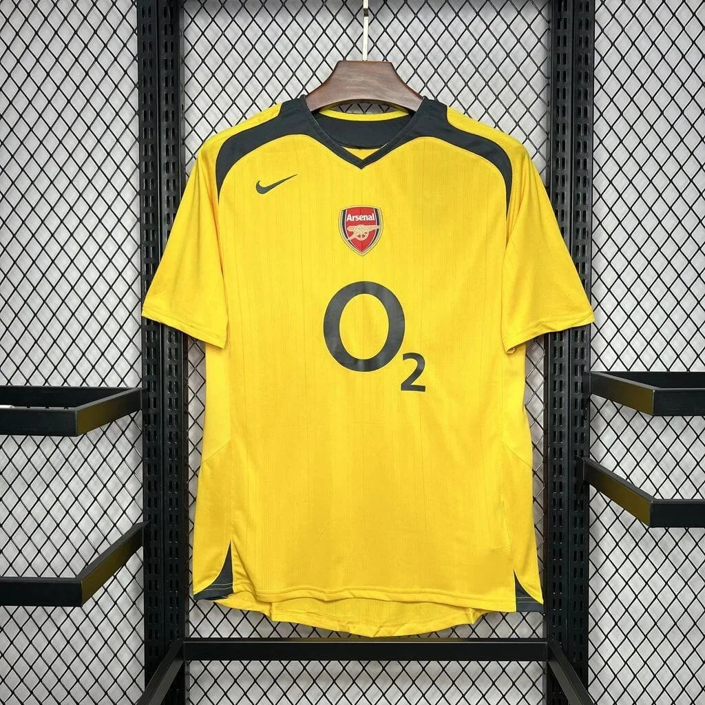 Retro Arsenal Away Yellow Jersey 05/06