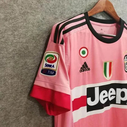 Retro Juventus Away Pink Jersey 15/16