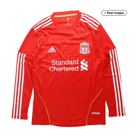 Retro 2011/12 Liverpool Home Long Sleeves Jersey