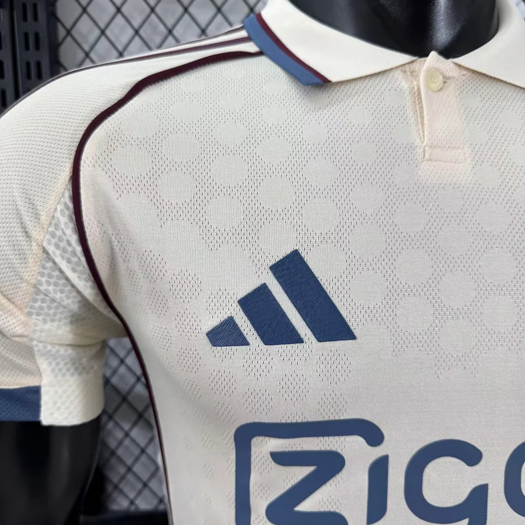 Authentic Ajax Away White Jersey 25/26
