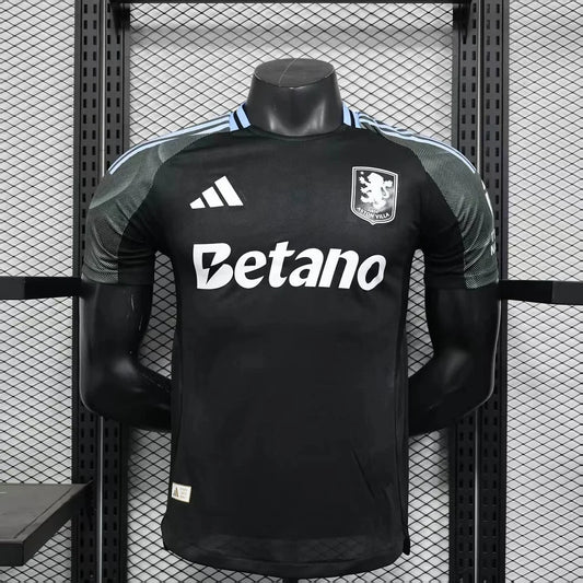Authentic Aston Villa Away Black Jersey 25/26