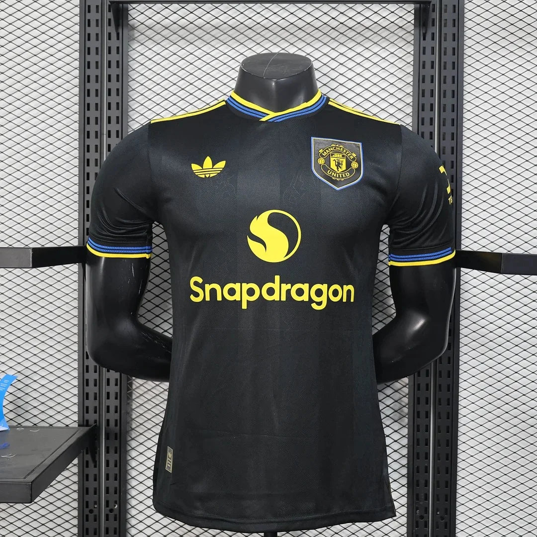 Authentic Manchester United Away Black Jersey 25/26