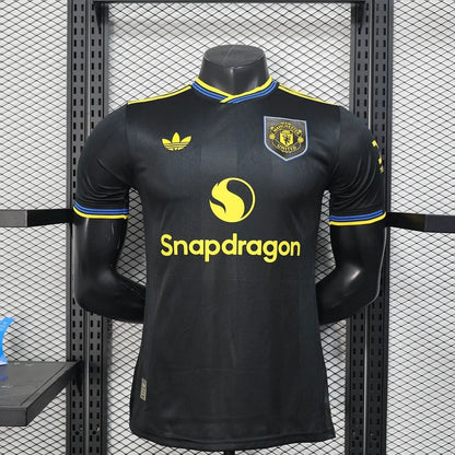Authentic Manchester United Away Black Jersey 25/26
