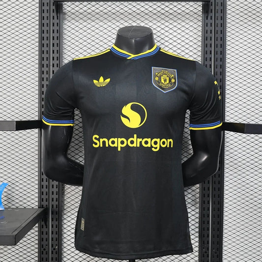 Authentic Manchester United Away Black Jersey 25/26