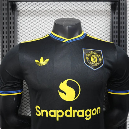 Authentic Manchester United Away Black Jersey 25/26