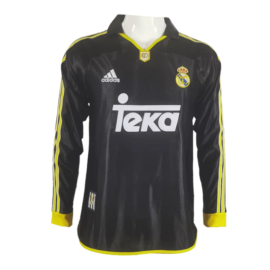 Retro 99/01 Real Madrid Away Long Sleeves Jersey