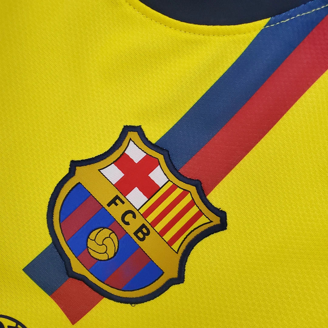 Retro Barcelona Away Yellow Jersey 08/09