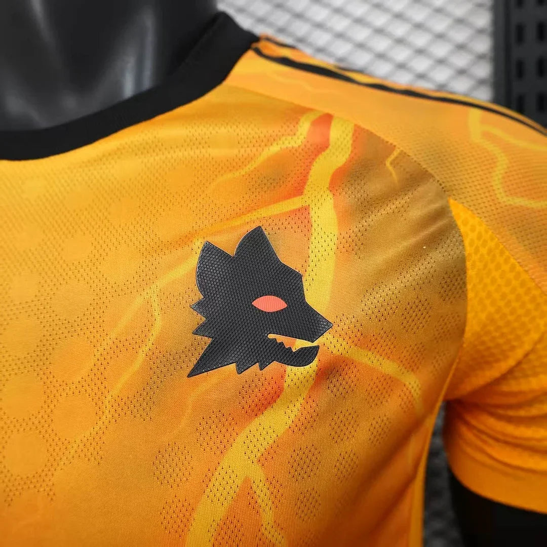 Authentic Roma Away Orange Jersey 25/26