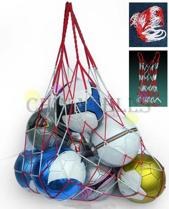 1pcs outdoor sporting Soccer Net 10 Balls Carry Net Bag