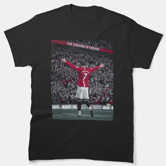 Cristiano Ronaldo Classic Retro Unisex Short Sleeve T-shirt High quality