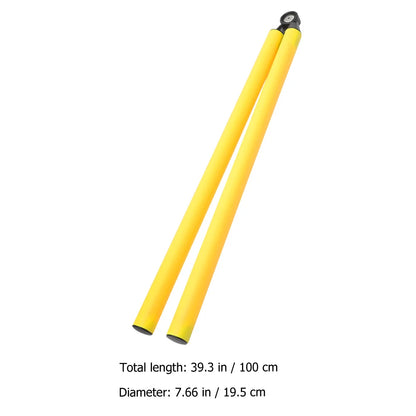 2 Pcs Football Training Equipment Agility Pole Folding