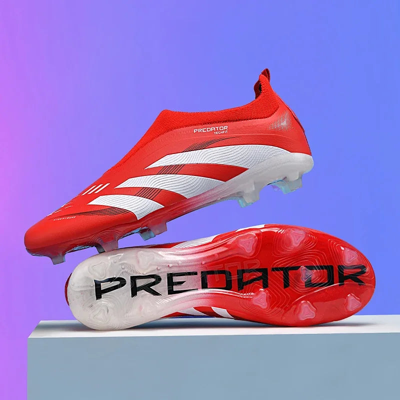 New Training Football Boots Long Spikes Cleats Match Futsal Soccer Shoes Breathable