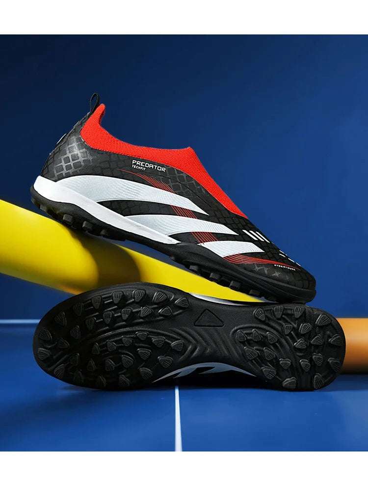 New Training Football Boots Long Spikes Cleats Match Futsal Soccer Shoes Breathable