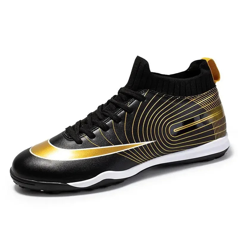 Professional golden football shoes