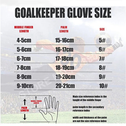 Professional Latex Football Goalkeeper Gloves