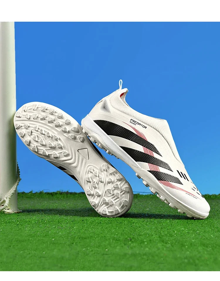 New Training Football Boots Long Spikes Cleats Match Futsal Soccer Shoes Breathable