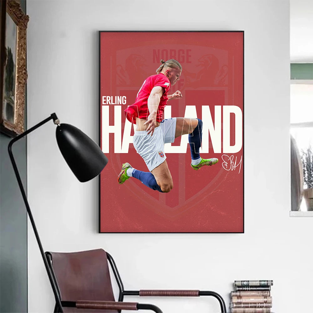 World Famous Football Players Poster Canvas Painting