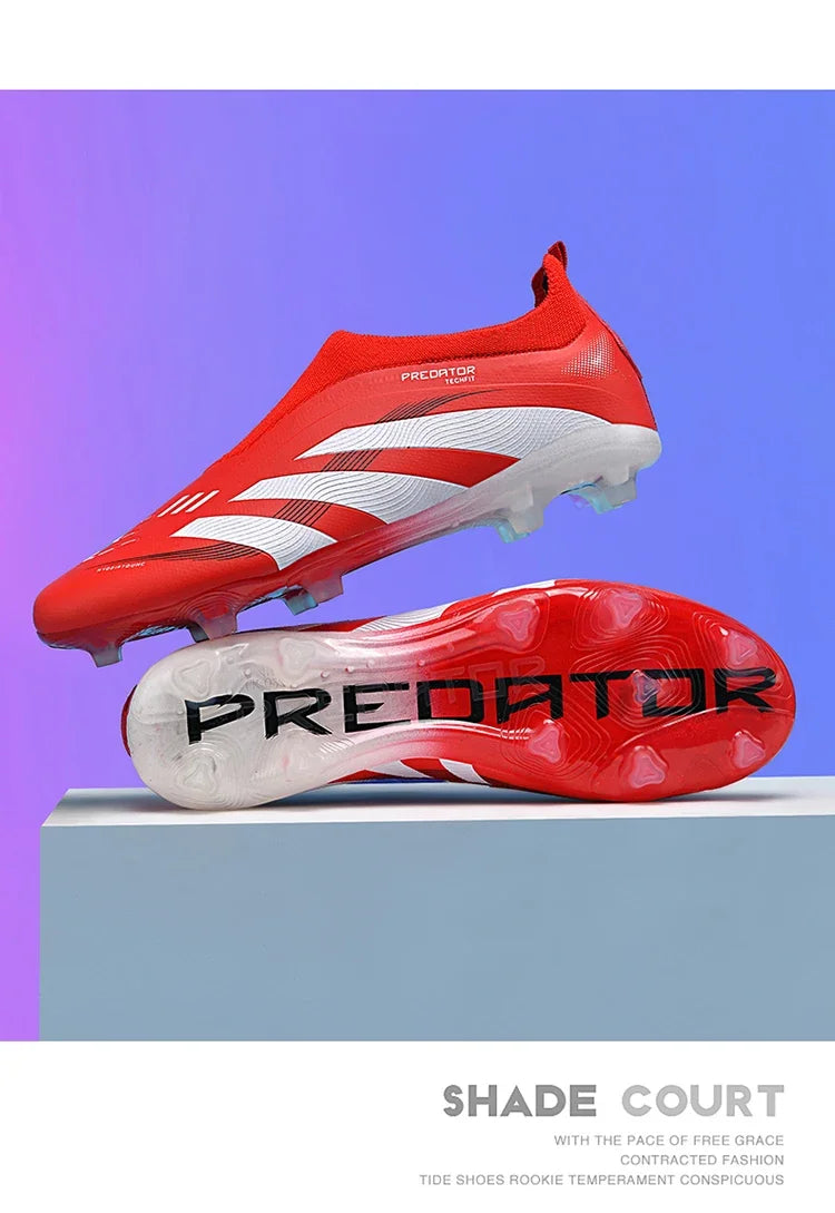 New Training Football Boots Long Spikes Cleats Match Futsal Soccer Shoes Breathable