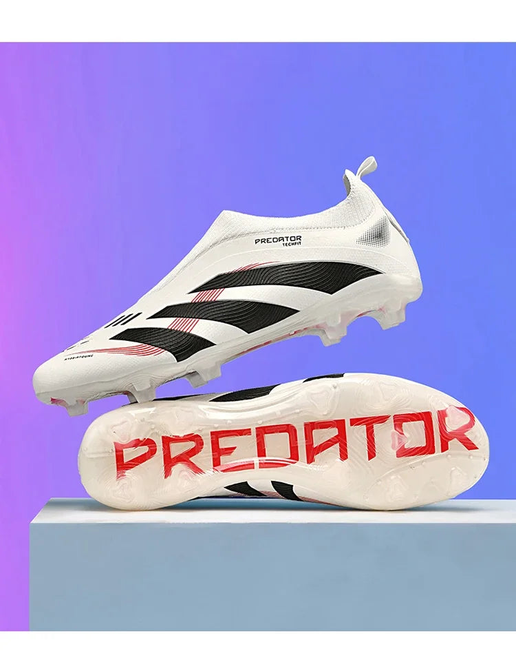 New Training Football Boots Long Spikes Cleats Match Futsal Soccer Shoes Breathable