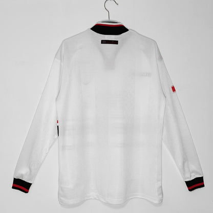 Retro 1998/99 Manchester United Away Long Sleeves Jersey