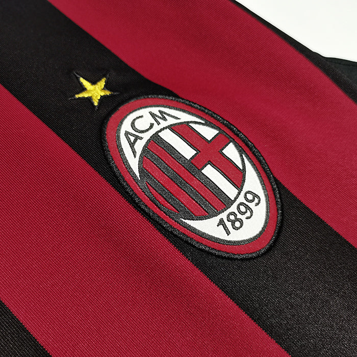 Retro AC Milan Home Long Sleeves Jersey 09/10