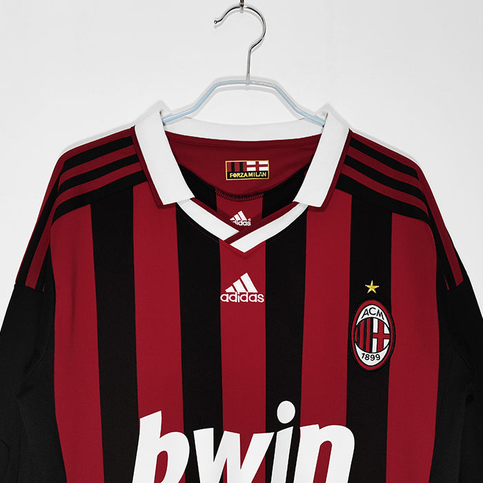 Retro AC Milan Home Long Sleeves Jersey 09/10