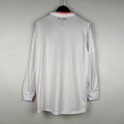 Retro Real Madrid Home Long Sleeves Jersey 13/14