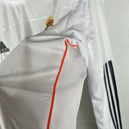 Retro Real Madrid Home Long Sleeves Jersey 13/14